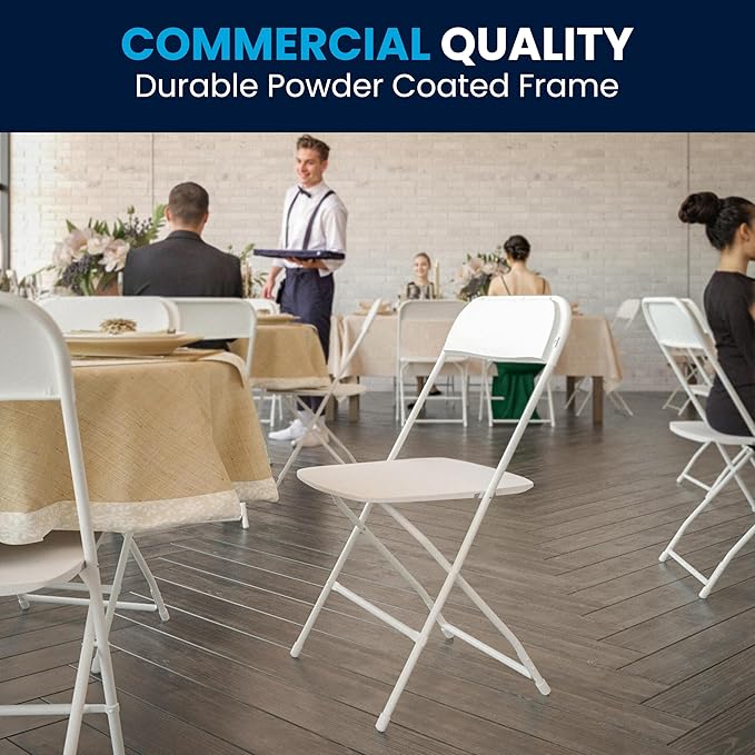 Flash Furniture Hercules Set of 10 Indoor/Outdoor Heavy-Duty Plastic Folding - Image 8