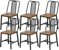 Dining Chairs Set of 6, Wooden Kitchen Chairs, Farmhouse Dining Chairs by Yatiney