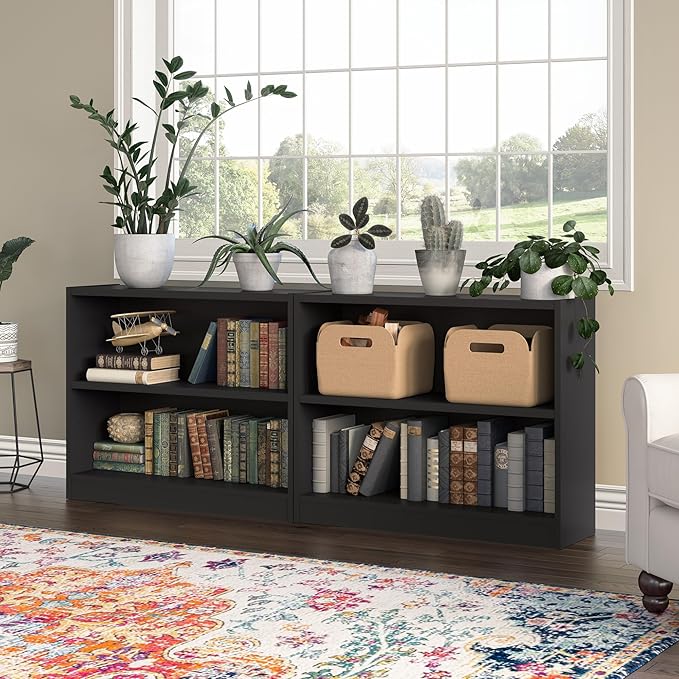 Bush Furniture Universal Bookcase, Low Storage and Display Bookshelf - Image 4