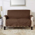 Great Bay Home Medallion Stitched Solid Furniture Protector Stain Resistant by GreatBayHome