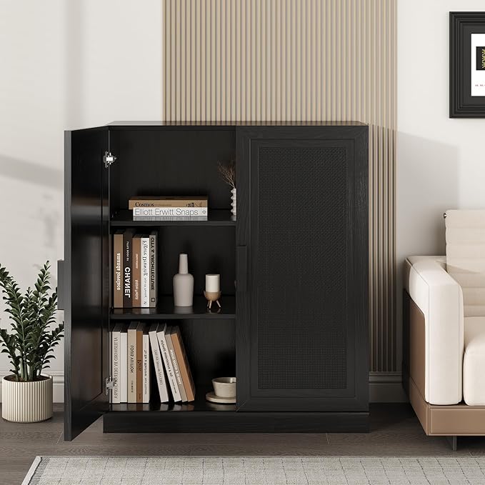 Buffet Cabinet, 2-Doors Sideboard Cabinet - Image 5