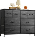 WLIVE Dresser for Bedroom with 8 Drawers, Wide Fabric Dresser for Storage and by WLIVE