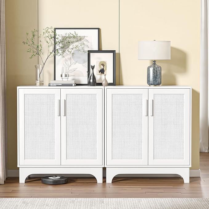 Rattan Cabinet, Sideboard Storage Cabinet - Image 6