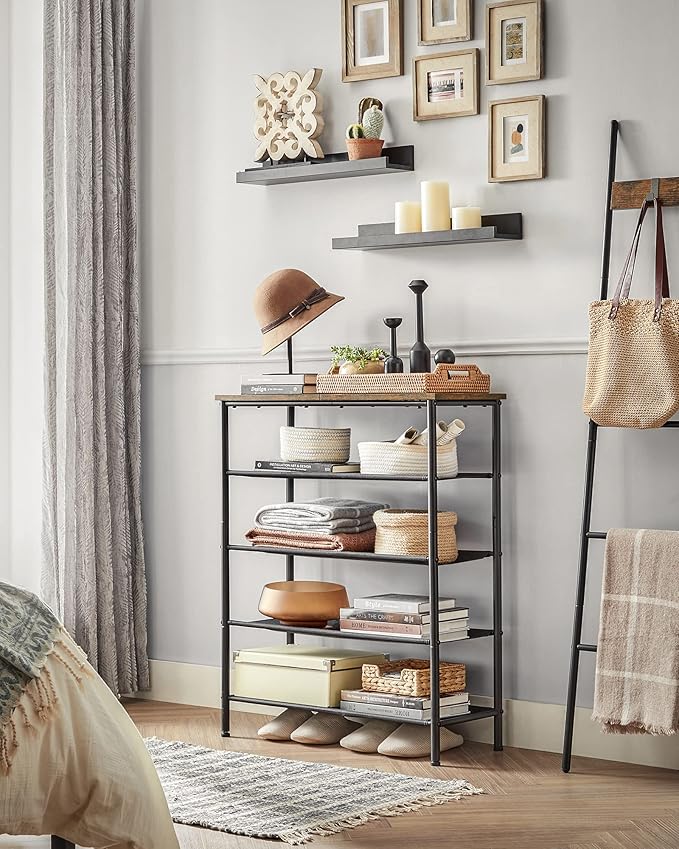 VASAGLE Shoe Rack, 5-Tier Shoe Storage Organizer - Image 5
