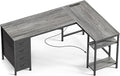 Huuger 55 Inch L Shaped Desk by Huuger
