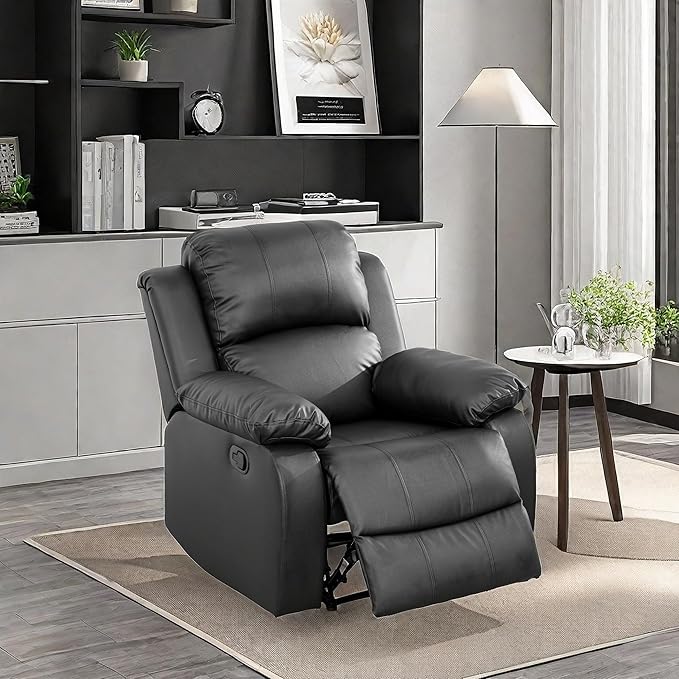 Leather Recliner Chair, Recliner Home Theater Seating, Electric Reclining Chair by ChicFurnit