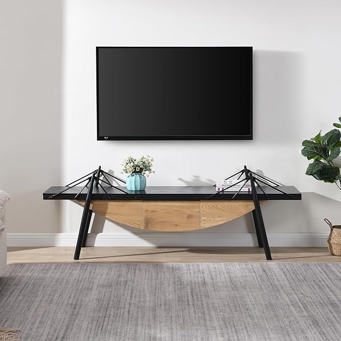 1 Tier Modern Boat-Shaped Bookshelf - Image 2