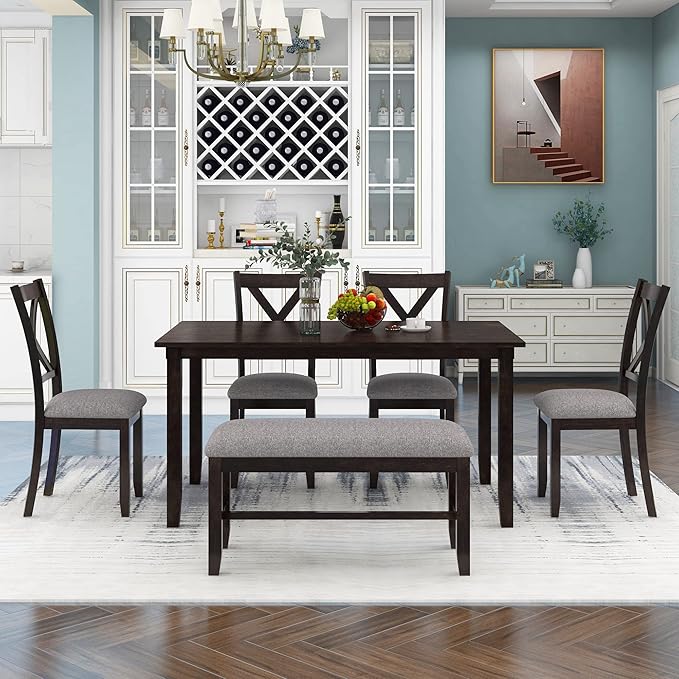 Ball & Cast 6 Piece Dining Table Set - Image 2