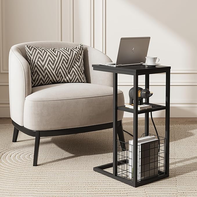 Vagusicc C Shaped End Table - Image 7