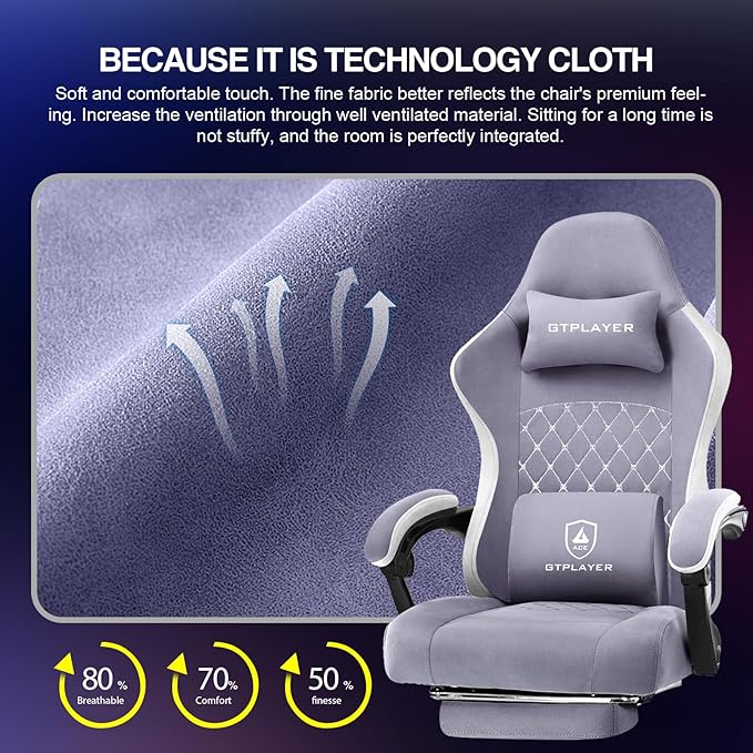 GTPLAYER Gaming Chair, Computer Office Chair - Image 6