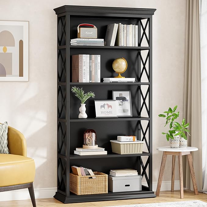 Tribesigns 6-Tier Bookcase, 71 Inches Industrial Bookshelves and Bookcases by Tribesigns