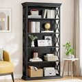Tribesigns 6-Tier Bookcase, 71 Inches Industrial Bookshelves and Bookcases by Tribesigns