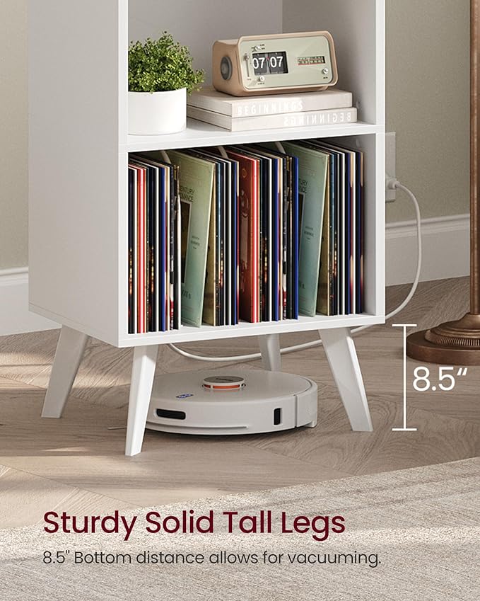 Record Player Stand, 3-Tier Side End Table - Image 6