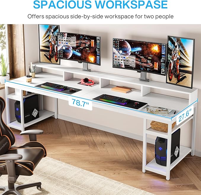 Tribesigns Two Person Desk - Image 3