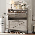 Maupvit Shoe Cabinet with 2 Flip Drawers, Freestanding Shoe Cabinet Organizer by MaupvitFurniture