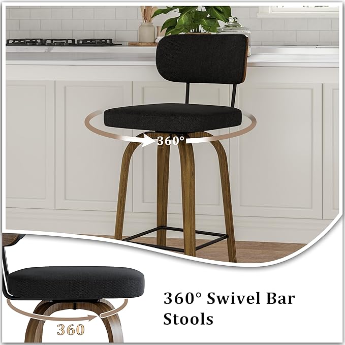 Swivel Counter Height Bar Stools - Image 5