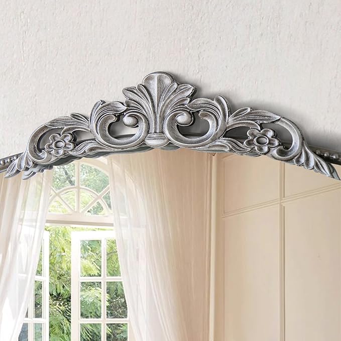 Micasso Antique Silver Wall Mirror, Living Room - Image 3