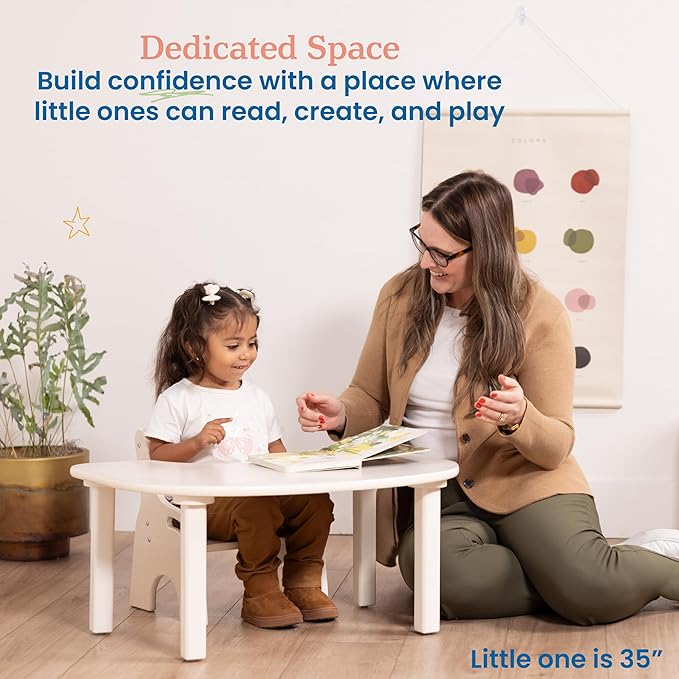 ECR4Kids Little Learner Table and Chair Set, Kids Furniture - Image 3