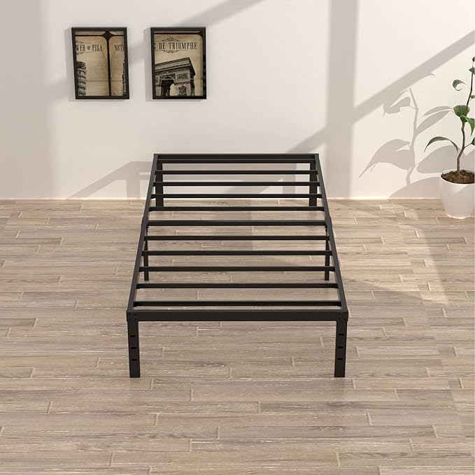 16 Inch Twin XL Bed Frames, Metal Platform Twin XL Bed Frame - Image 2