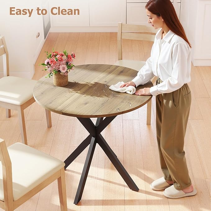 Round Dining Table, 31.5" Small Dining Table - Image 7