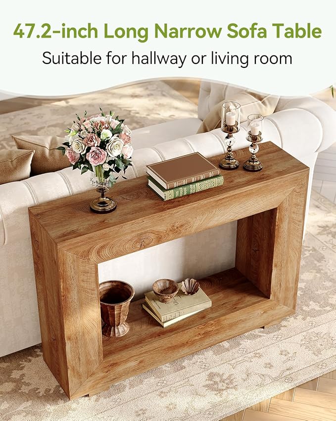 LITTLE TREE 47 Inches Console Table, Sofa Table - Image 6