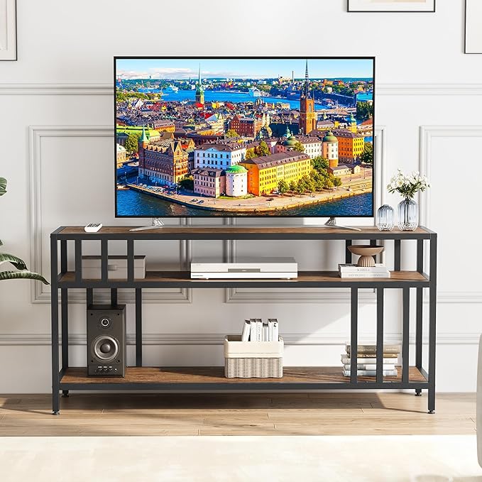 Garvee 58" TV Stand for Television up to 65 Inch, Entertainment Center by Unknown