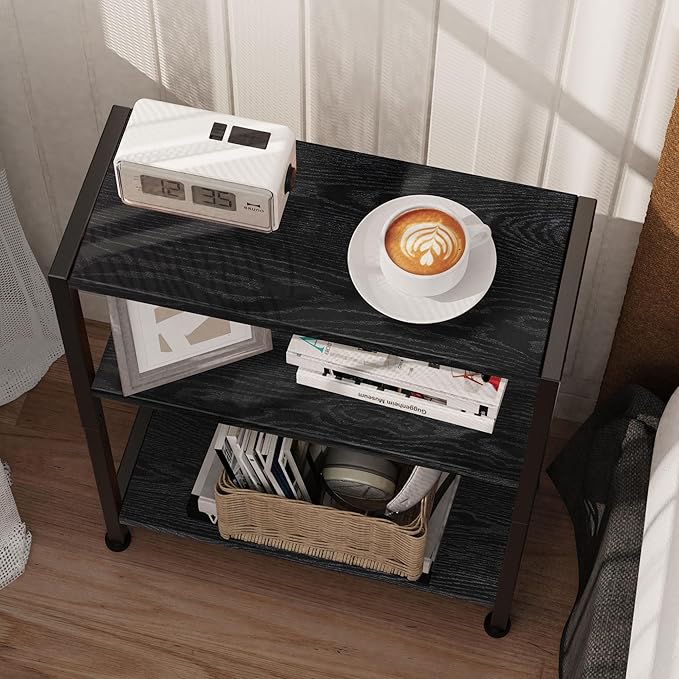 3-Tier Side Table, Small EndTable, Sofa SideTable - Image 7