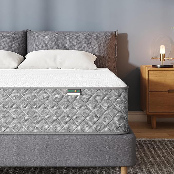 Mattress Queen Size, 10 Inch Hybrid Memory Foam Firm Queen Mattress Size by PurrJoys