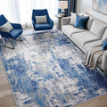 Washable Area Rugs 5'x8' Non-Slip Modern Abstract Soft by RELEANY