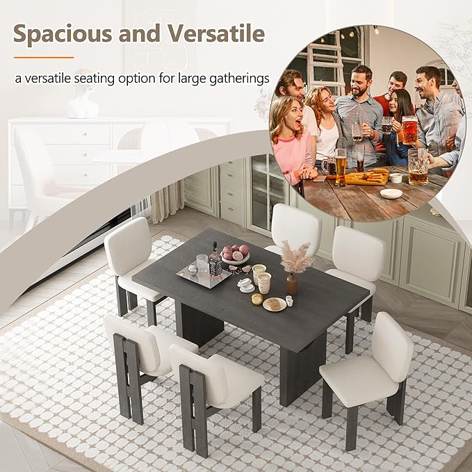 Ball & Cast 7-Piece Dining Table Set - Image 3