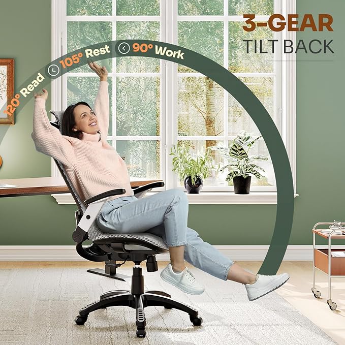 GABRYLLY Ergonomic Office Chair, High Back Home Desk Chair - Image 7