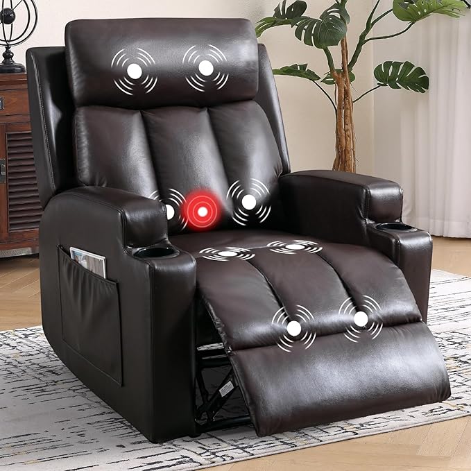 Phoenix Home Manual Recliner Chair Set of 2 - Image 2