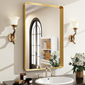36 x 24 Inch Gold Bathroom Mirror by EASLY