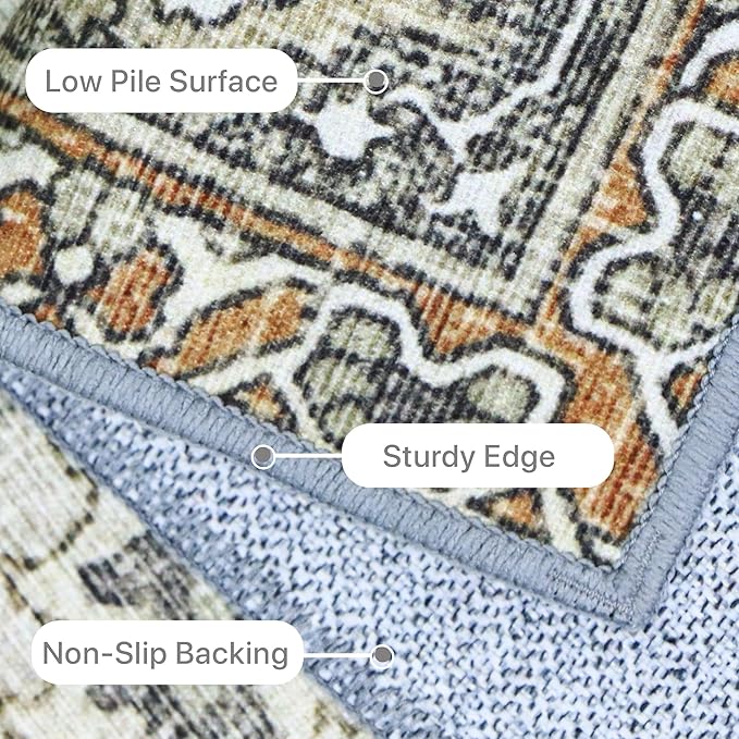 8X10 Area Rugs Machine Washable Rugs - Image 6