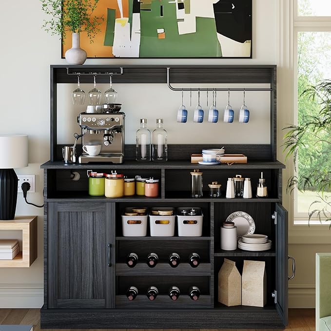 47" Farmhouse Buffet Sideboard Cabinet by Garvee
