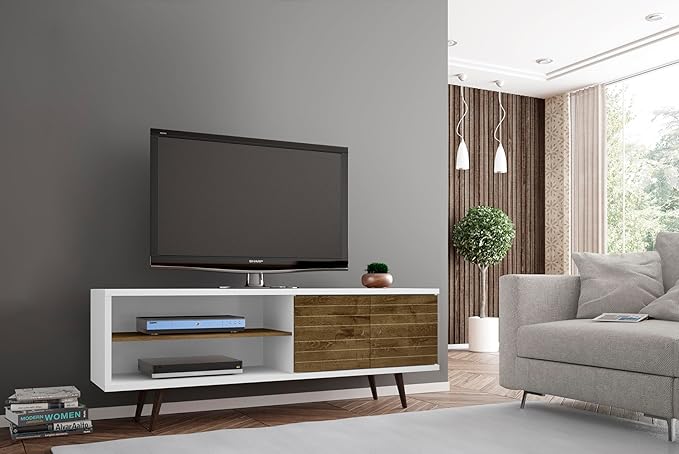 Manhattan Comfort Liberty Collection Mid Century Modern TV Stand - Image 2