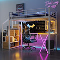 Merax Twin Size Metal Loft Bed by Merax