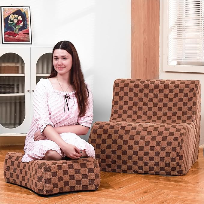 Giant Bean Bag Chair for Adults by SnugSofeeFoamSofa