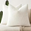 Foindtower Pack of 2, Decorative Textured Boucle Throw Pillow Covers Accent by Foindtower