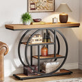 Tribesigns 41.3" Console Table, Industrial 4-Tier Sofa Table Entryway Table by Tribesigns