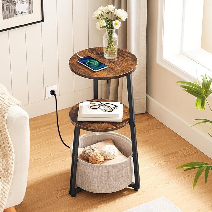 HOOBRO Small Round Side Table - Image 2