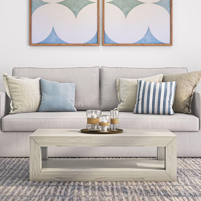Plank+Beam Modern Rectangular Coffee Table - Image 2