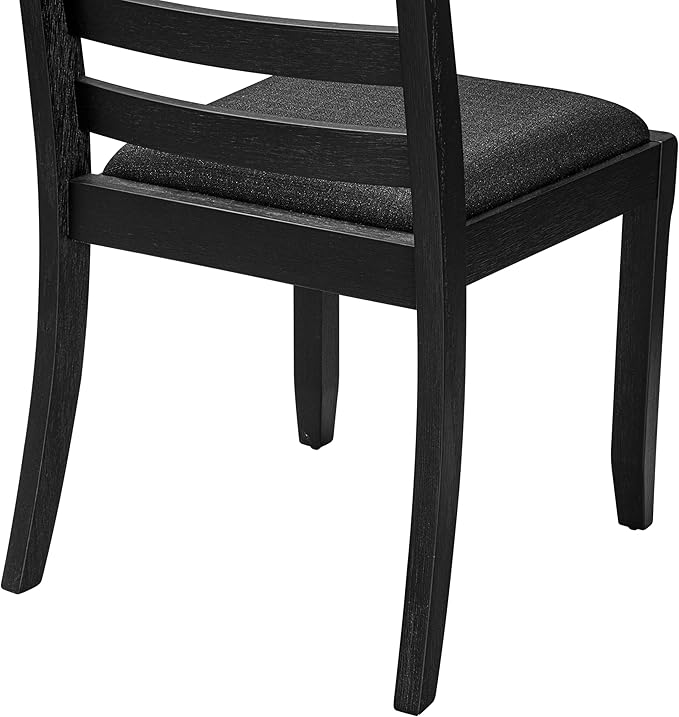 East West Furniture LGX17-BLK-24 -7 Piece Dining Set Includes a Rectangular - Image 15