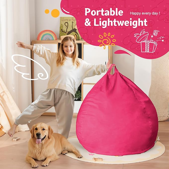 Homguava 2FT Bean Bag Chair: 2' Bean Bags - Image 5