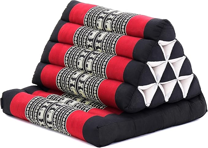 Leewadee 1-Fold Mat with Triangle Cushion – Comfortable TV Pillow, Foldable - Image 10