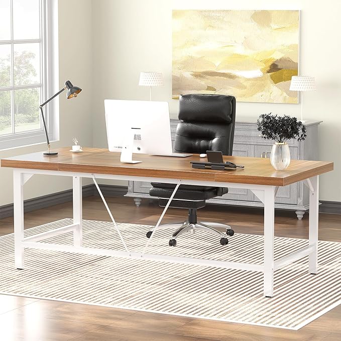 Unikito 70.8 Inch Extra Long Computer Desks, Heavy Duty Large Office Executive by Unikito