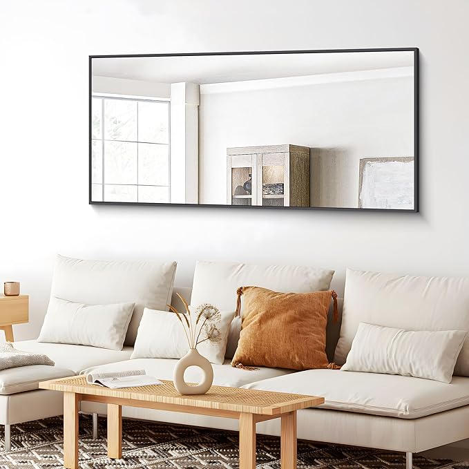 BONEWEI Bathroom Mirror, 24x48 inch Wall Mirror - Image 5