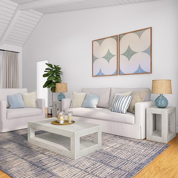 Plank+Beam 40" Modern Rectangular Coffee Table - Image 6