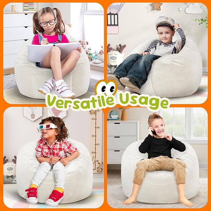 Hobestluk Bean Bag Chairs 2.5FT Bean Bag Chair - Image 5