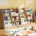 4 Tier Kids Bookshelf Set of 2, 4 Layer Sling Kids Book Shelf by FFBCFDKFurnitureSet
